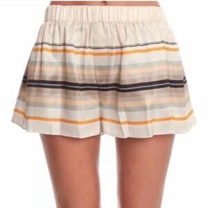 RAG & BONE STRIPED SILK SHORTS